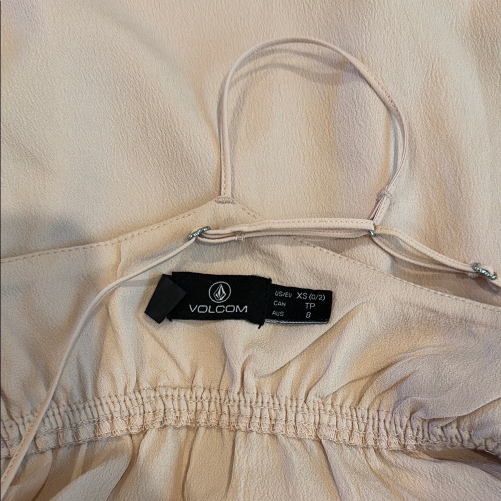 Volcom light pink / Cream Mini Sundress - Picture 2 of 2